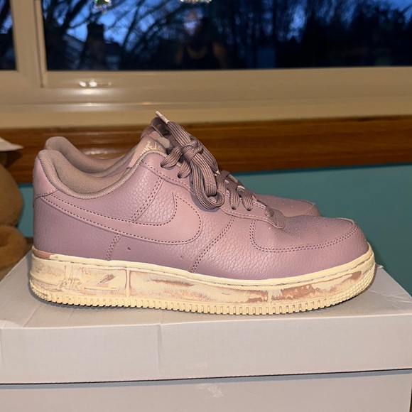 Purple and white air force 1s - Picture 1 of 3